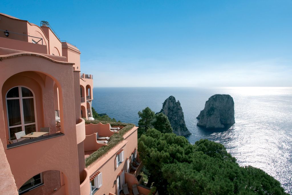 vista mozzafiato Hotel Punta Tragara Capri